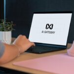 Person using a laptop to access AI-driven solutions.