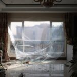 TEHRAN, IRAN-JUNE 26TH: Interior view of a residential building following the Israeli attack.