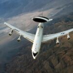 e-3 sentry, radar, landscape, fly, flying, jet, aircraft, military, air force, nevada, e-3 sentry, e-3 sentry, radar, ra