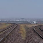 railroad, railway, train tracks, landscape, train route, railroad line, rail tracks, railroad tracks, countryside, eveni