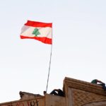 Lebanon Flag in Beirut