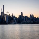 A view of a city from across the water