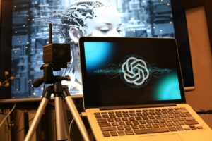 chatgpt, laptop, ai, artificial intelligence, technology, bot, robot, mac, computer, automation, future, copyright, laws
