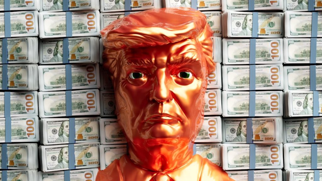 President Trump and money