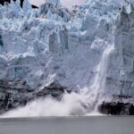 glacier calving in Alaska